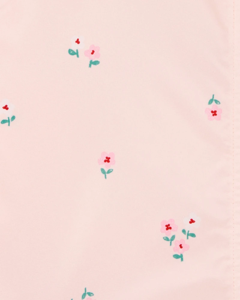 Floral Rain Jacket - Pink
