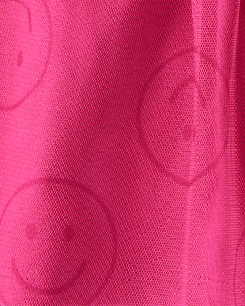 Toddler Girl Smile French Terry Long-Sleeve Top & Skirt Set