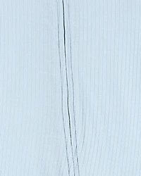 Baby Boy Solid 2-Way Zip PurelySoft Sleeper Pyjamas - Blue