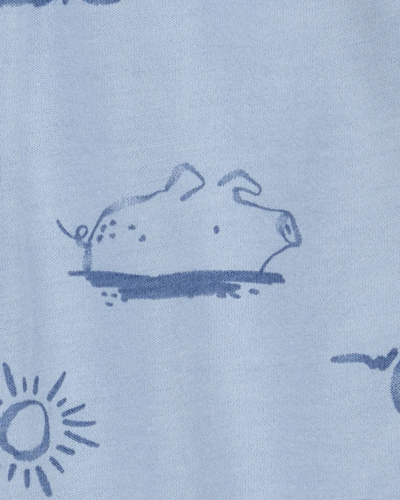 Baby 3-Piece Dog Print Little Cardigan Set