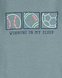 Baby 4-Piece Sports Cotton Pyjamas