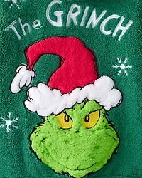 Girls Dr. Seuss™ The Grinch Sherpa Hooded Zip-Up Jacket - Green