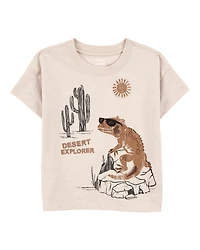 Baby Desert Lizard Graphic Tee - Ivory
