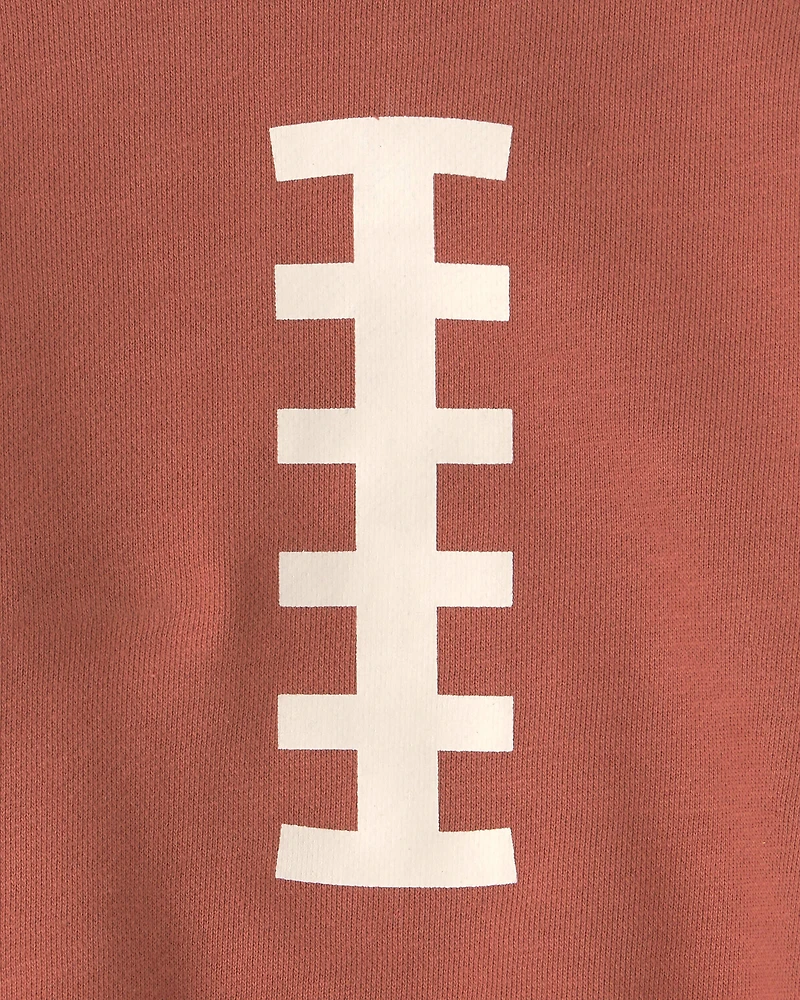 Baby Organic Cotton 'Game Day' French Terry Graphic Bubble