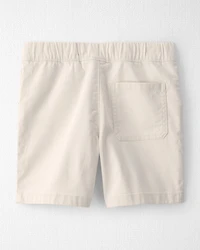 Boys Organic Cotton Shorts Cream