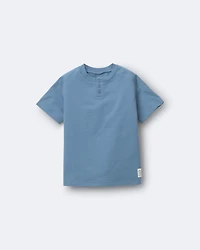 Toddler Boy Henley Tee - Teal