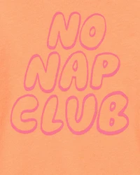 Toddler Boy No Nap Club Short-Sleeve Graphic Tee - Orange