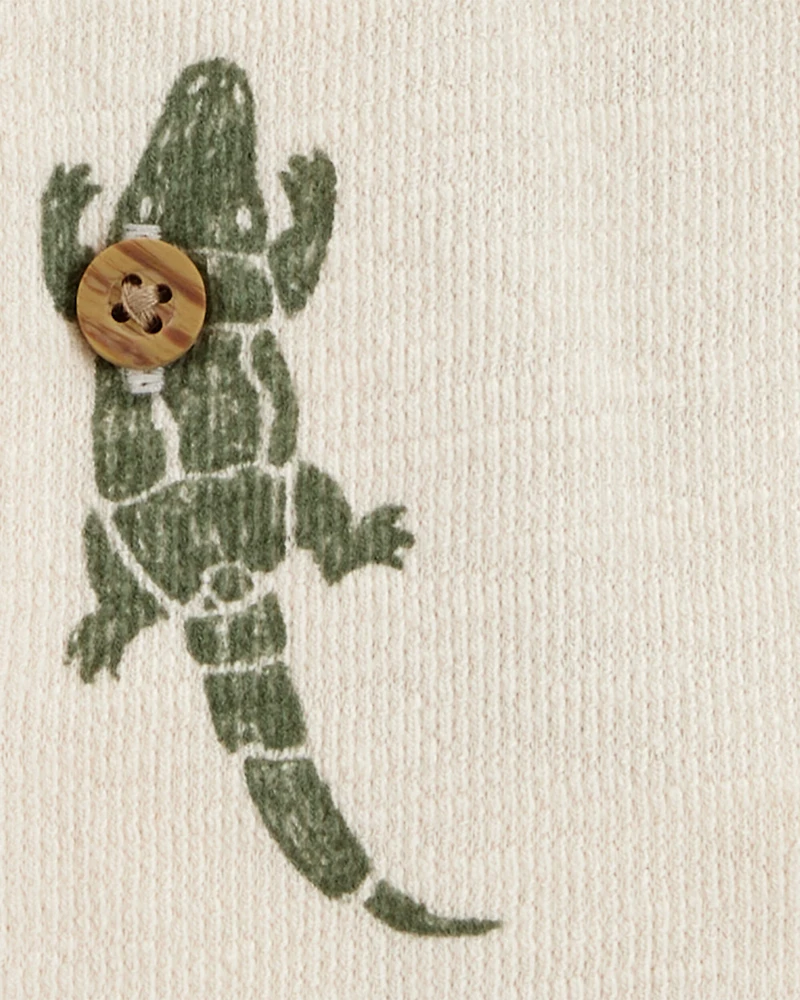 Baby Alligator Button-Down Shirt