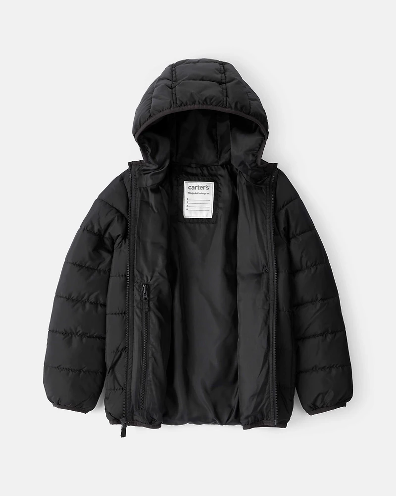 Boys Midweight Packable Puffer