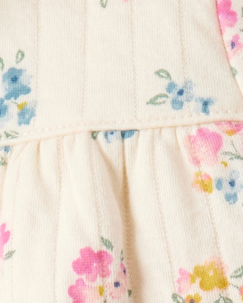 Baby 3-Piece Floral Little Cardigan Set