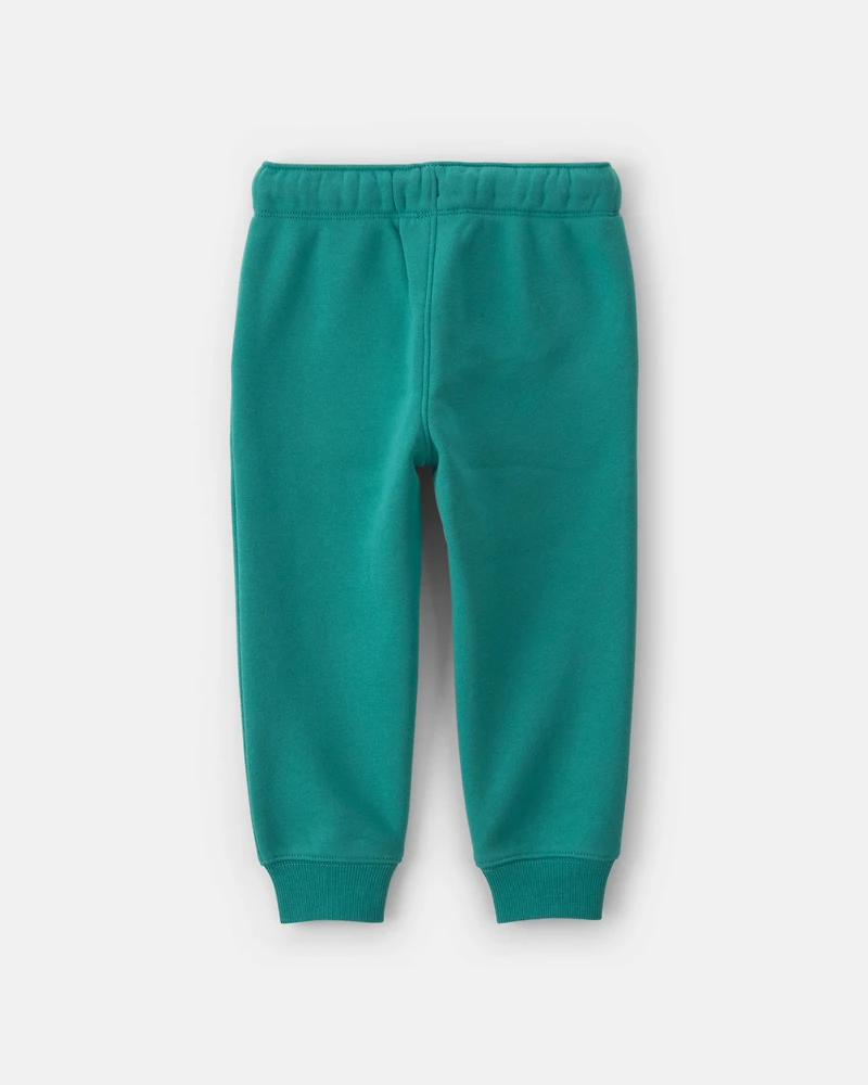 Toddler Boy Fleece Joggers - Green