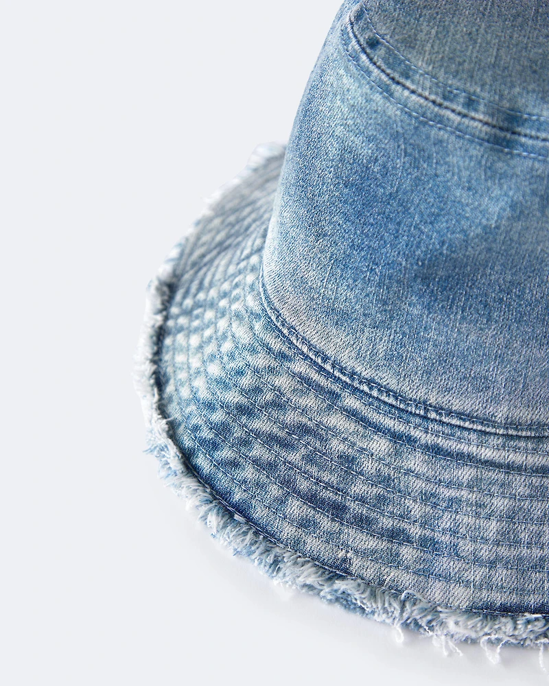 Toddler Denim Bucket Hat - Light Wash