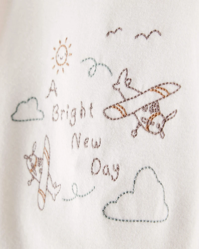 Baby 4-Piece Airplane Outfit Set