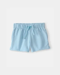 Toddler Girl French Terry Shorts - Blue