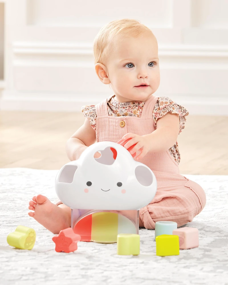 Silver Lining Cloud Feelings Shape Sorter Baby Toy