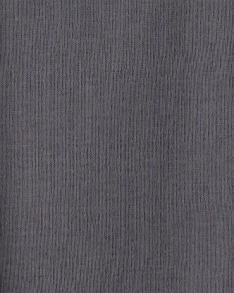 Baby Boy Trash Truck 100% Cotton Short-Sleeve Snug Fit 4-Piece Pyjama Set - Grey