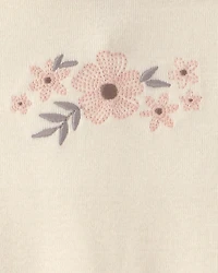 Baby Girl 3-Piece Top & Short Set - Brown