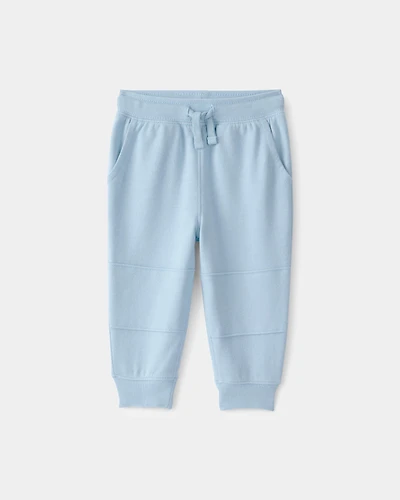 Baby Boy French Terry Joggers - Blue