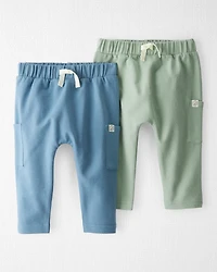 Baby 2-Pack Organic Cotton French Terry Joggers
