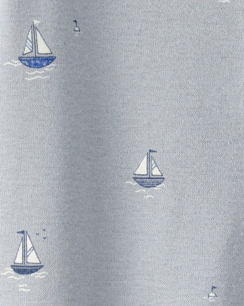 Baby Organic Cotton Sleeper Pyjama Sail Away Print