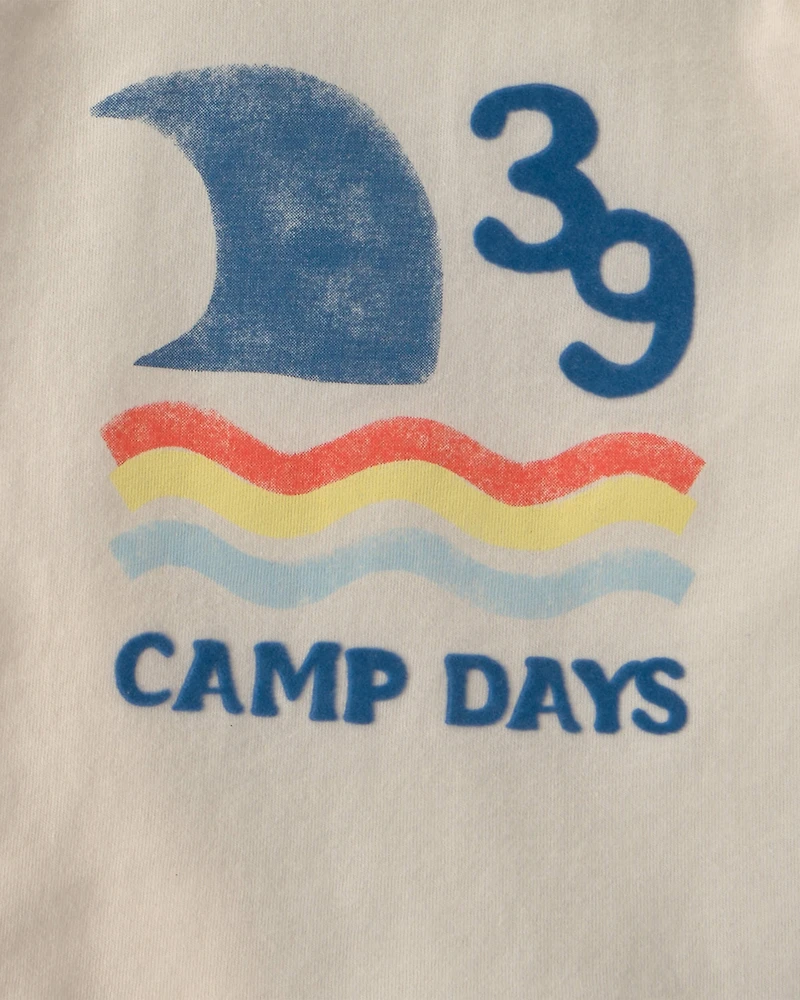 Baby Boy 2-Piece 'Camp Days' Top & Short Set - Yellow