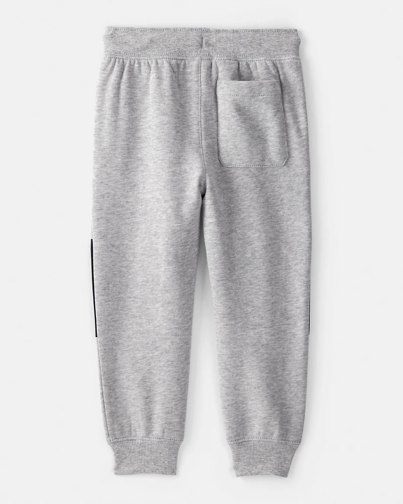 Toddler Boy Fleece Joggers - Grey