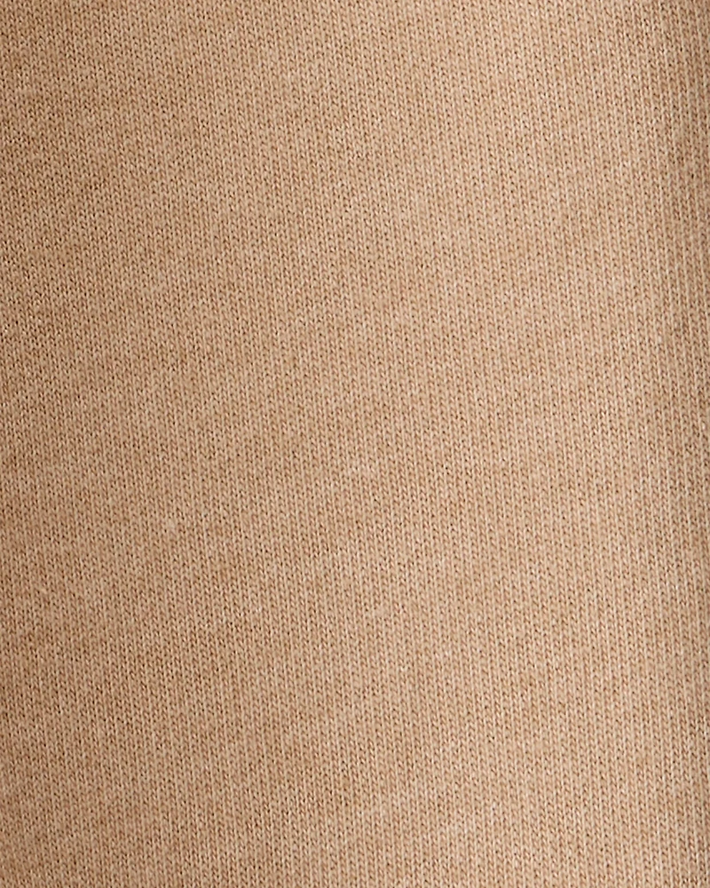 Baby Boy Construction French Terry Jogger - Tan
