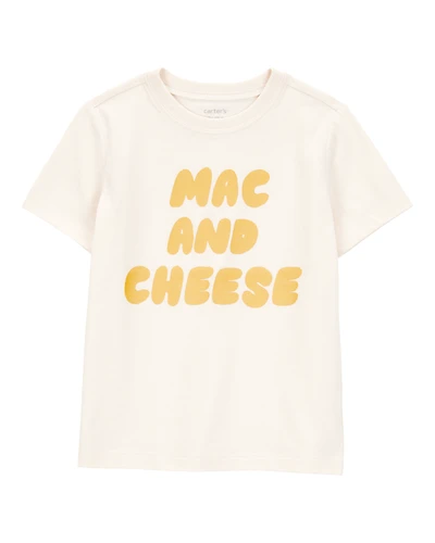 Toddler Boy Mac & Cheese Short-Sleeve Graphic Tee - Ivory