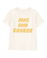 Toddler Boy Mac & Cheese Short-Sleeve Graphic Tee - Ivory