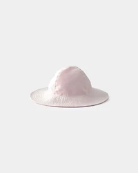 Baby Girl Reversible Swim Hat - Pink/White