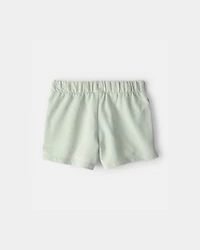 Toddler Girl French Terry Shorts - Green