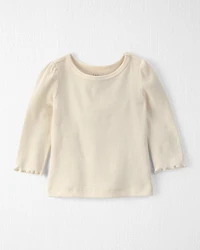 Baby Girl 2-Piece Organic Cotton Plaid Jumper Set