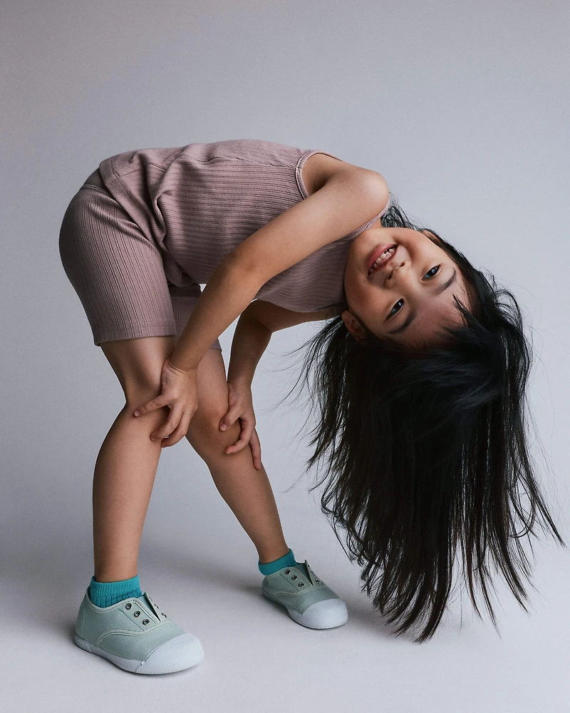 Toddler Girl Brooklyn Bike Shorts - Mauve