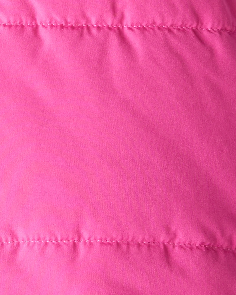 Baby Girl Puffer Vest - Pink