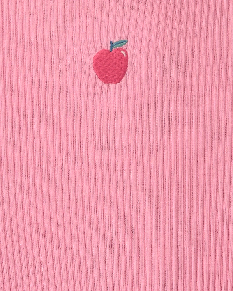 Girls 2-Pack Apple Night Gown - Pink