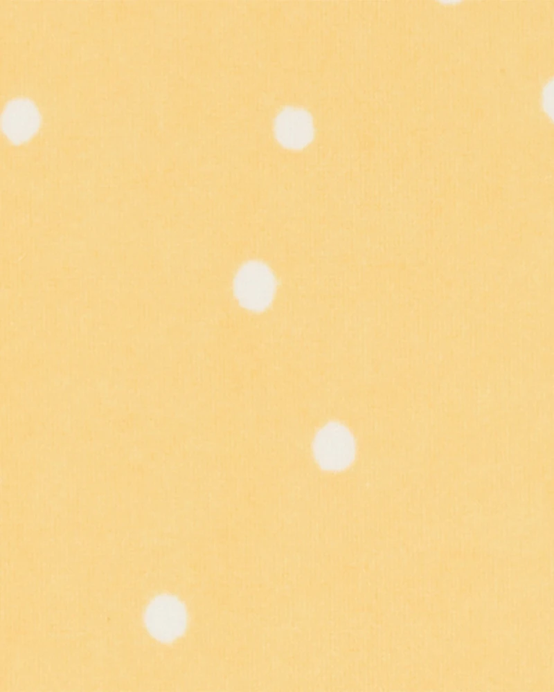 Toddler Girl 1-Piece Polka Dot Swimsuit - Gold