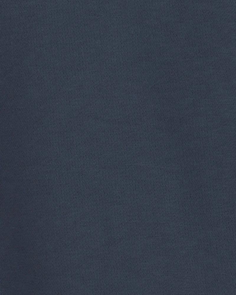 Kids 2-Piece Organic Cotton Pullover & Short Set Navy