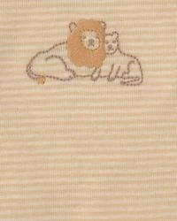 Baby 3-Piece Lion Bodysuit & Pant Set - Yellow/Ivory