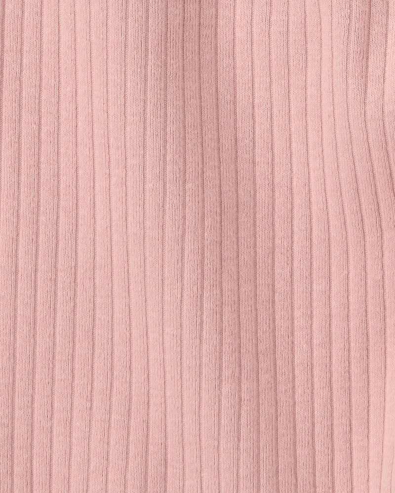 Girls 2-Piece Top & Short Set Made with Organic Cotton Strawberry Print