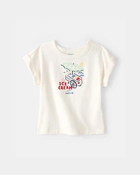 Toddler Girl Ice Cream Top