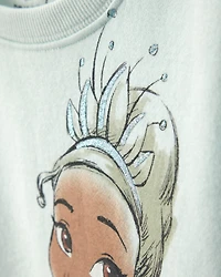 Toddler Girl Disney© Tiana Fleece Pullover Sweatshirt - Green