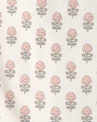 Baby Girl 3-Pack Organic Cotton Bodysuits Floral Print