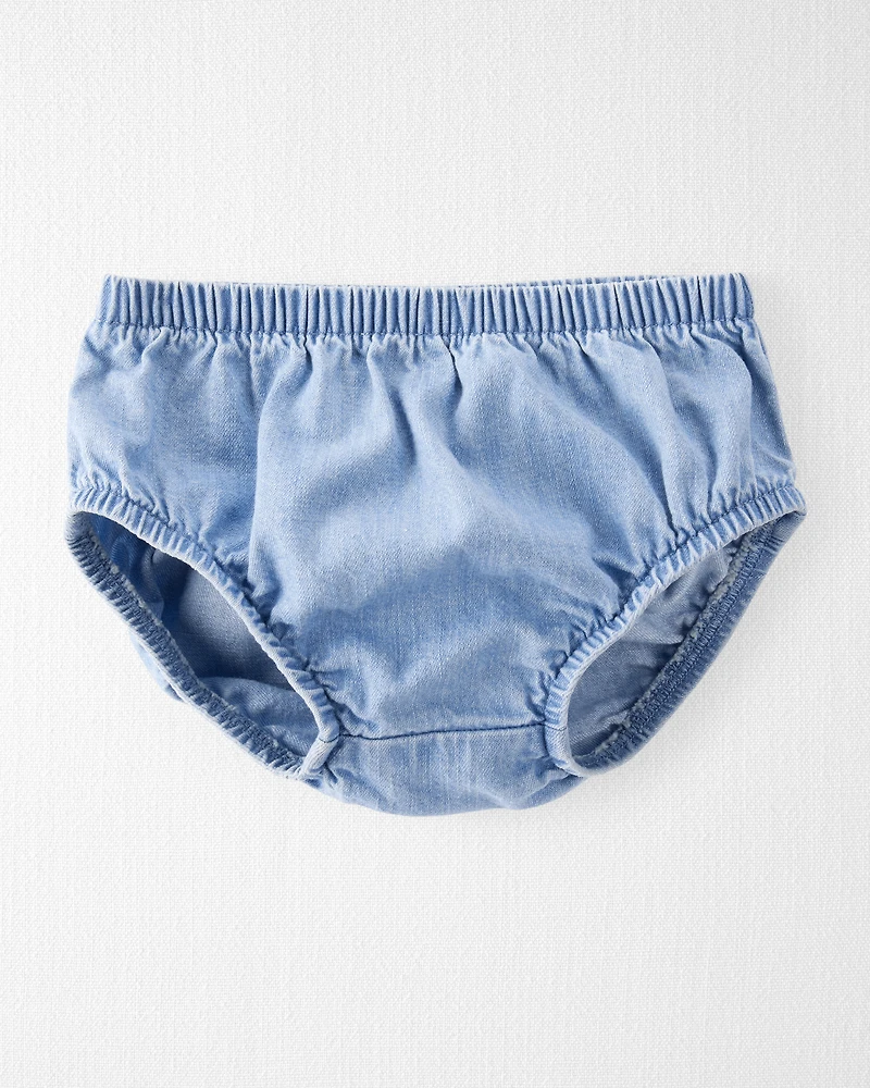 Baby Organic Cotton Chambray Dress