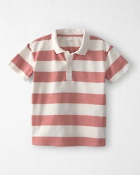 Boys Striped Collared Shirt Made with Organic Cotton