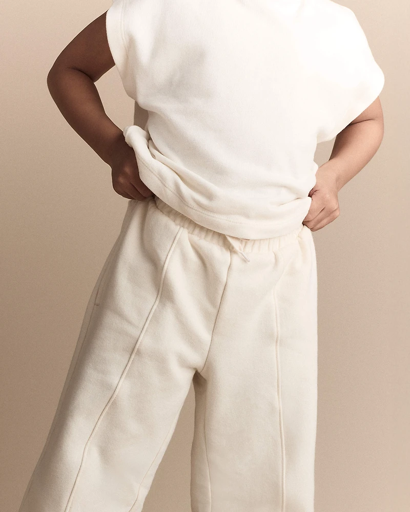 Toddler Girl Dolman-Sleeve Miriam Tee - Cream