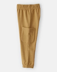 Toddler Boy Rocket French Terry Long-Sleeve Tee & Pant Set - Ivory/Yellow