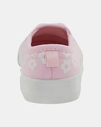Toddler Slip-On Floral Sneakers - Pink