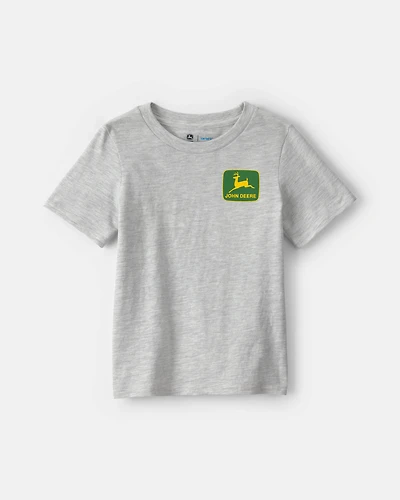 Boys Toddler Boy John Deere Tractor Graphic Tee - Grey