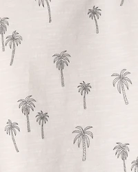 Toddler Boy 2-Pack Organic Cotton T-Shirts Palm Trees