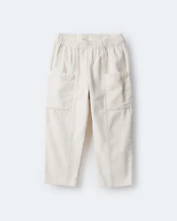 Toddler Boy Corduroy Pocket Pant - Cream